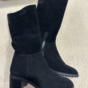 Blondo Black Heeled Boots for Women